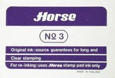 TAMPON Nº3 HORSE VIOLETA | 1 UNIDADES | (POESSA)